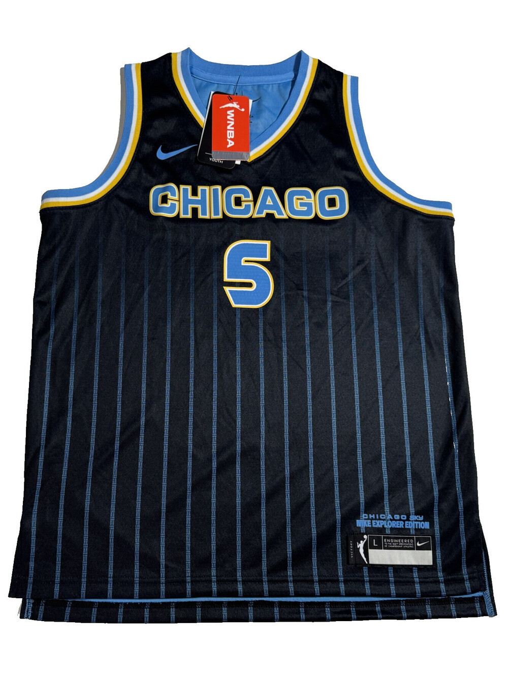Chicago Sky Angel Reese #5 Explorer Edition WNBA Jersey Youth L (14/16) NWT